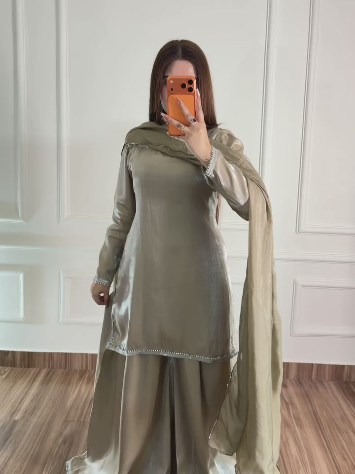 Beautiful Three Piece Stitch Suit